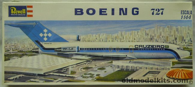 Revell 1/144 Boeing 727 Cruzeiro Brasil - Kikoler Issue, H245 plastic model kit